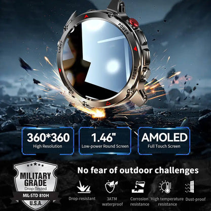 Running Swimming Altimeter Barometer Compass Multi Functional Waterproof Smartwatches