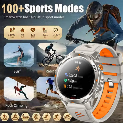 Running Swimming Altimeter Barometer Compass Multi Functional Waterproof Smartwatches