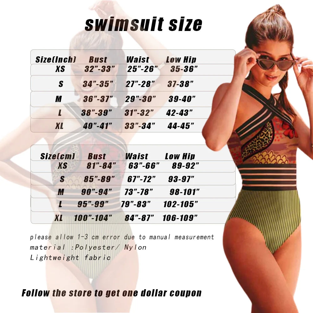 Vintage Style Split Cover-Up Green Bikini Set