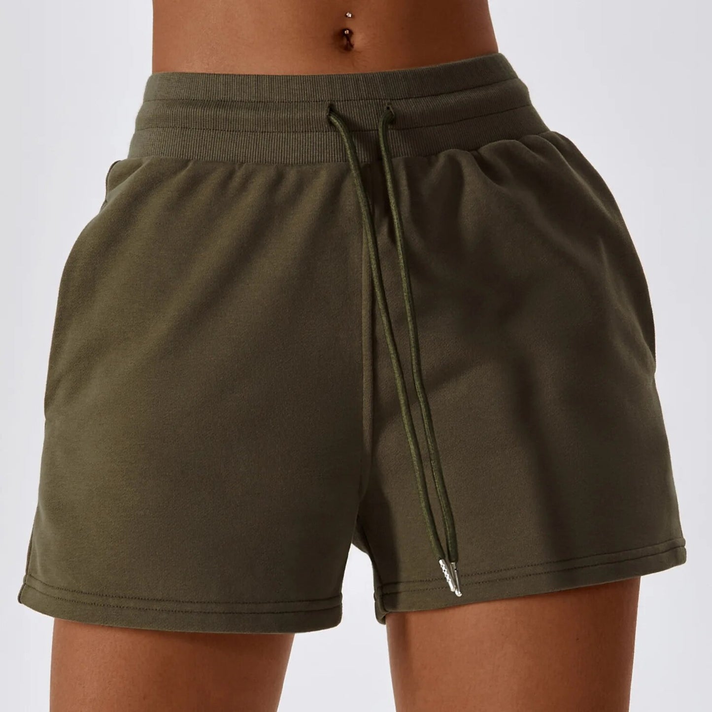 Drawstring Loose Outdoor Sports Shorts For Women