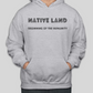 NATIVE LAND Letter Printed Cool Cotton Hoodies