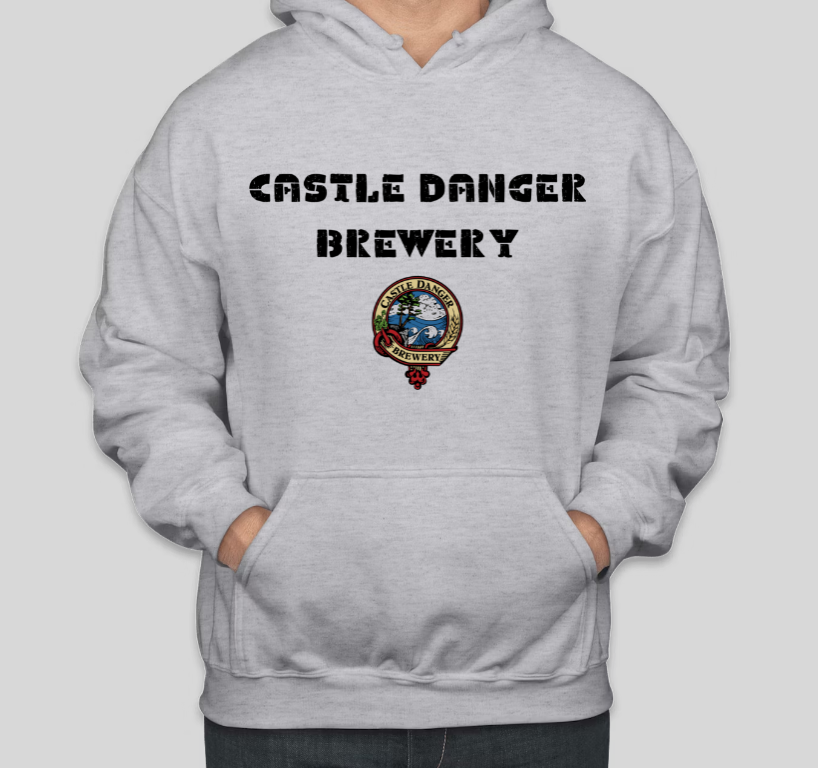 Castle Danger BREWERY Printed Cotton Casual Hoodies