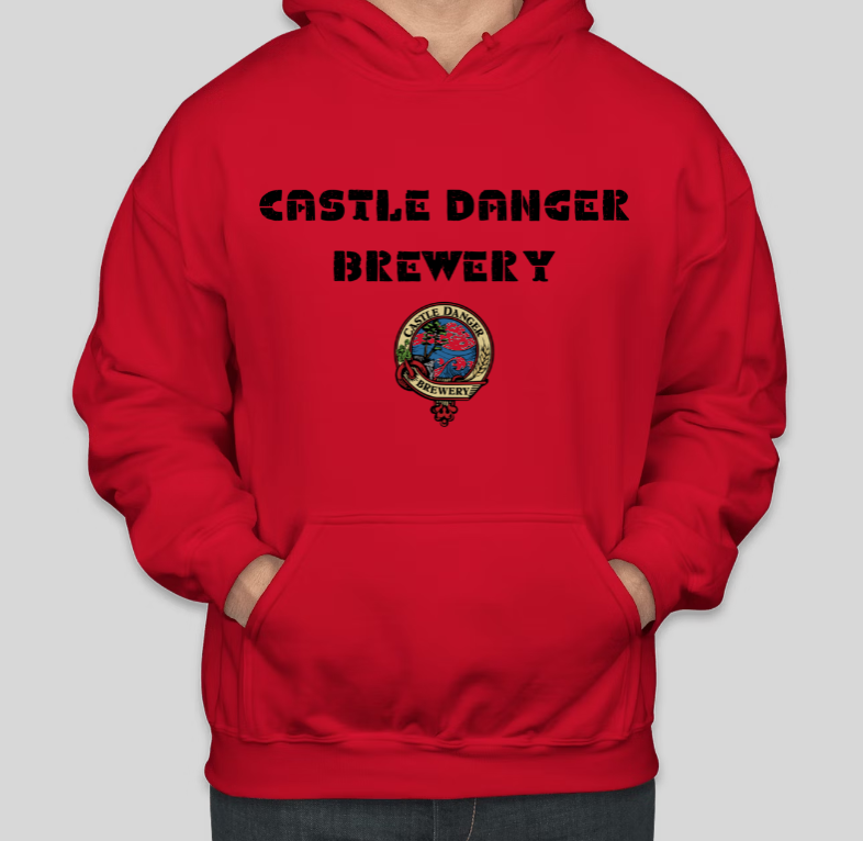 Castle Danger BREWERY Printed Cotton Casual Hoodies