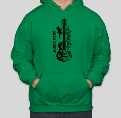 Music FEST Printed Cool Casual Cotton Hoodies