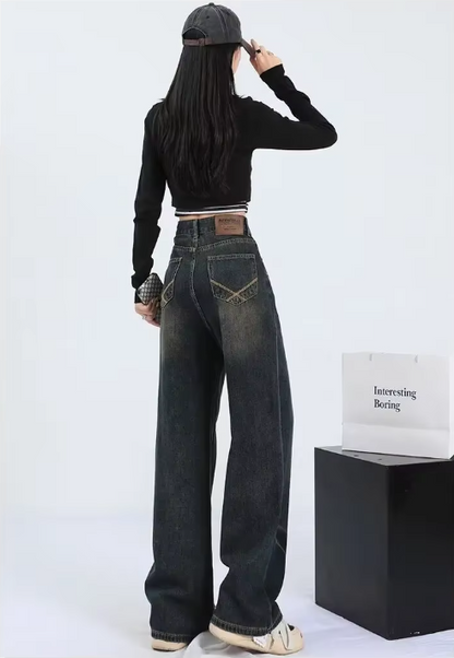 Street Fashion Wide Leg Jeans