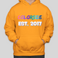 COLORSIDE LLC EST. 2017 Official Print Cotton Casual Hoodies