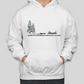 Lake Side in Winter North Shore Printed Cool Cotton Hoodies