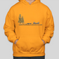 Lake Side in Winter North Shore Printed Cool Cotton Hoodies