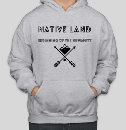 NATIVE LAND Two Arrow Edition Cool Cotton Hoodies