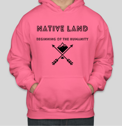 NATIVE LAND Two Arrow Edition Cool Cotton Hoodies