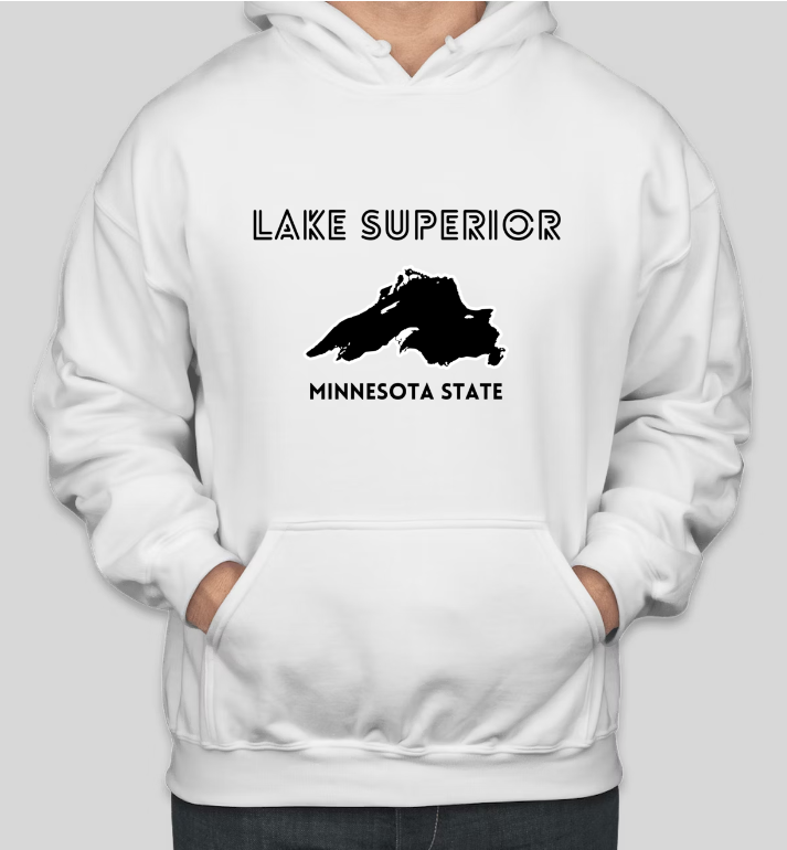 LAKE SUPERIOR Minnesota State Printed Casual COTTON Hoodies