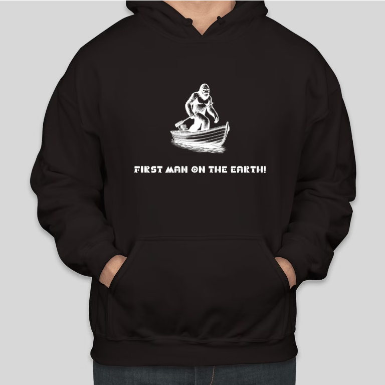 First MAN on the Earth Printed COTTON Casual Hoodies