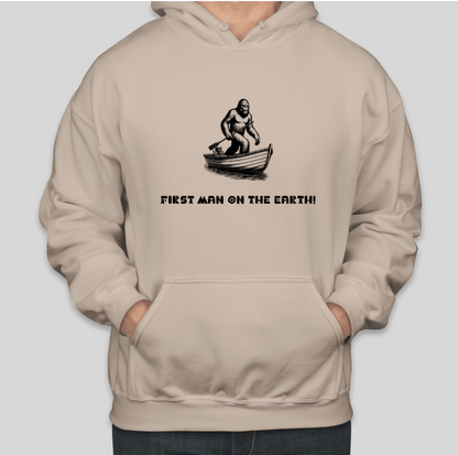 First MAN on the Earth Printed COTTON Casual Hoodies