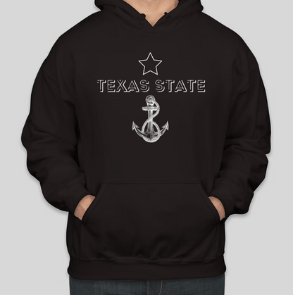 TEXAS STATE Printed COTTON Casual Hoodies