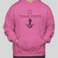 TEXAS STATE Printed COTTON Casual Hoodies