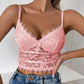 Lace Push-Up Mesh Hollow Out Corset: Stylish Crop Top Bra