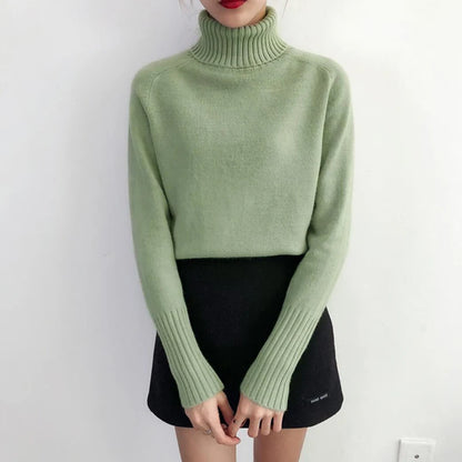 2025 New Thick Cashmere Sweater Women S Autumn Winter Knitted Pullover Tricot Jumper