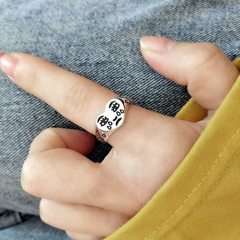 Cry Face Statement Ring – Adjustable Cute & Trendy Women’s Ring