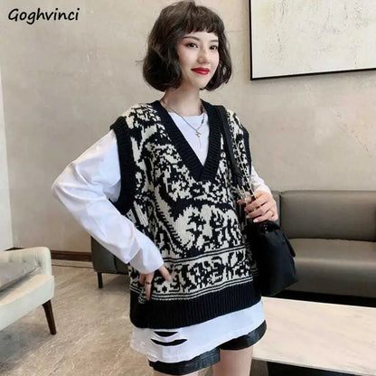 Womens Korean Style Sleeveless Cute Vest