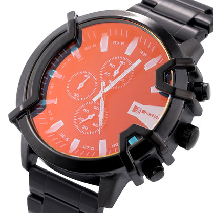 Mens Stainless Steel Waterproof Silver Analog Watches