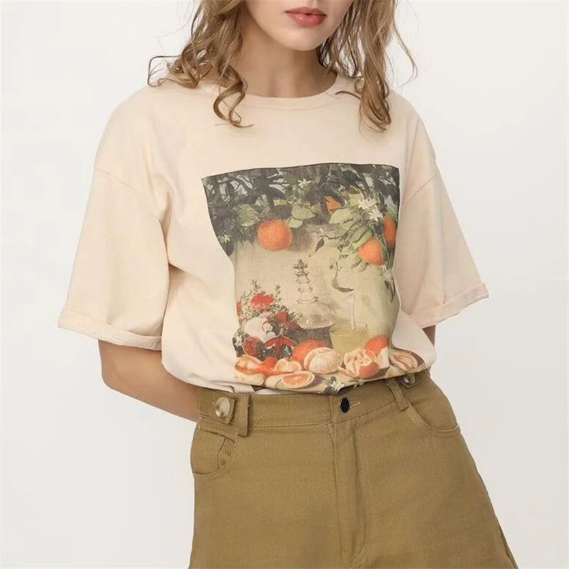 Be Nice Graphic Tee Womens Oversized Aesthetic T Shirt Inspirational Quote Harajuku Tumblr Grunge Top
