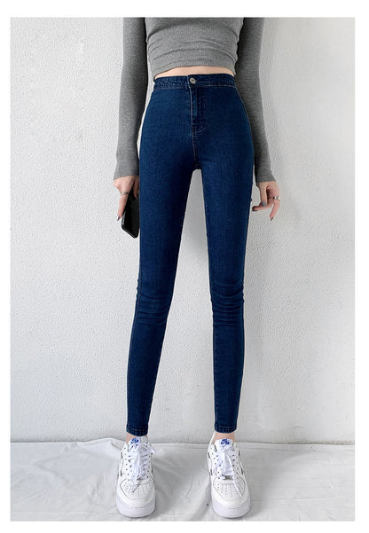 Vintage Style Streetwear High Waisted Women Jeans