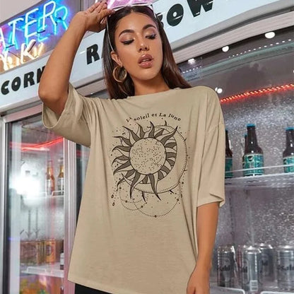 Be Nice Graphic Tee Womens Oversized Aesthetic T Shirt Inspirational Quote Harajuku Tumblr Grunge Top
