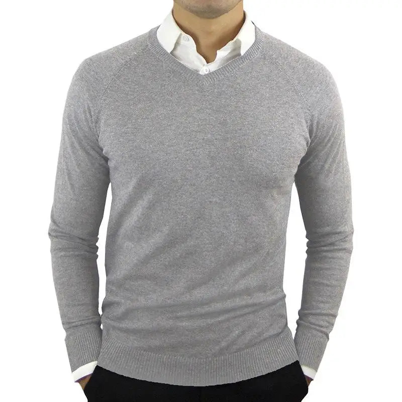 2025 Mens Winter Knitted Sweater High Quality Cotton Crew Neck Pullover Casual Knitwear For Cold Weather