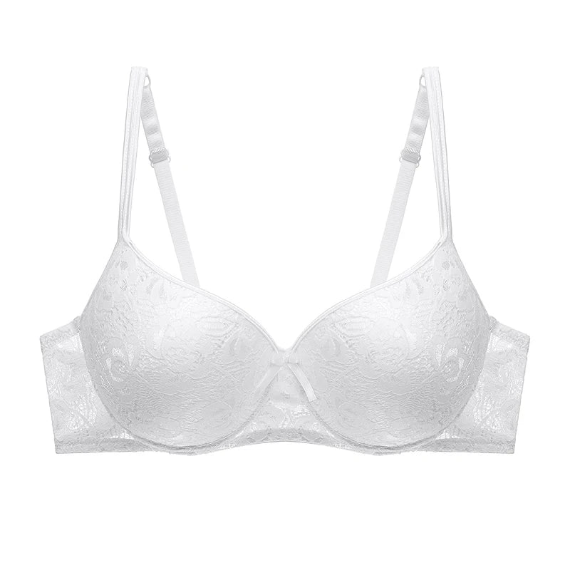 Push Up Deep Cup Bra Back Smoothing Lace Lingerie For Women Plus Size