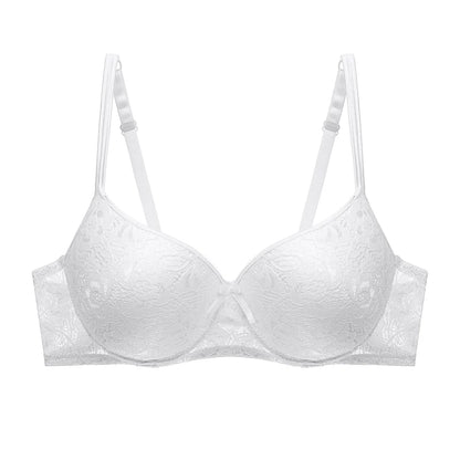 Push Up Deep Cup Bra Back Smoothing Lace Lingerie For Women Plus Size