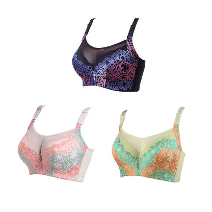Huge Women S Bra 38 54 Full Cup D E F G Cotton Lingerie Sexy Lace Minimizer Push Up Padded Underwire Bralette