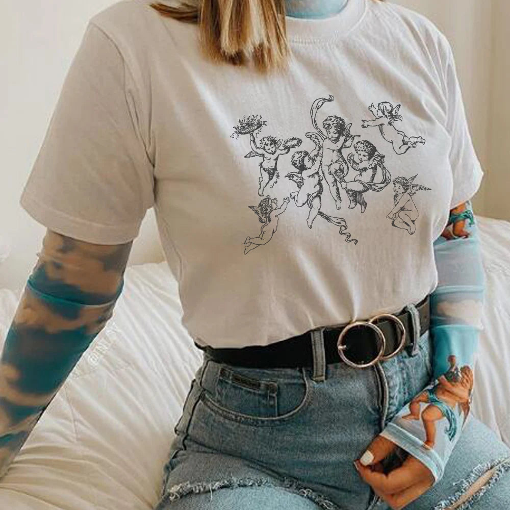 Be Nice Graphic Tee Womens Oversized Aesthetic T Shirt Inspirational Quote Harajuku Tumblr Grunge Top