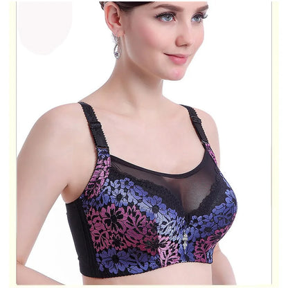 Huge Women S Bra 38 54 Full Cup D E F G Cotton Lingerie Sexy Lace Minimizer Push Up Padded Underwire Bralette