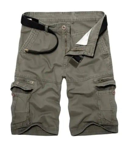 Casual Street Style Long Oversize Men Cotton Cargo Shorts