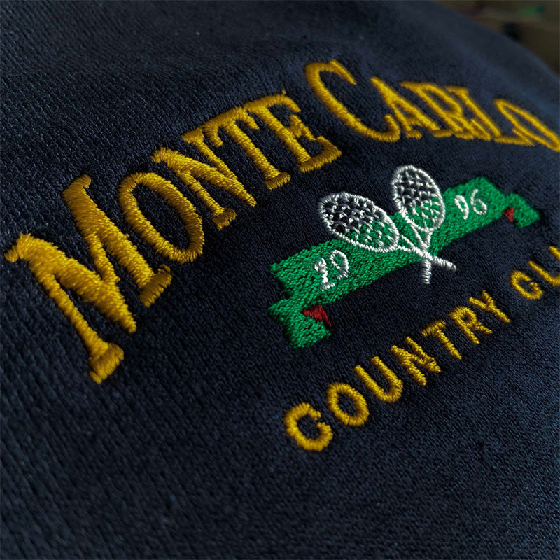 Monte Carlo Country Tennis Club Embroidered Sweatshirts