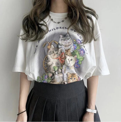 Be Nice Graphic Tee Womens Oversized Aesthetic T Shirt Inspirational Quote Harajuku Tumblr Grunge Top
