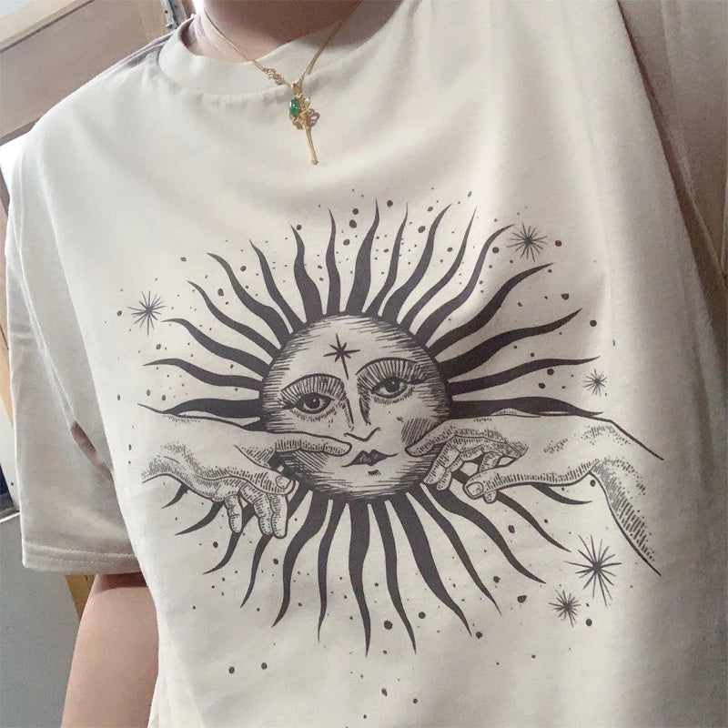 Be Nice Graphic Tee Womens Oversized Aesthetic T Shirt Inspirational Quote Harajuku Tumblr Grunge Top