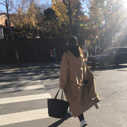 Double Breasted Oversized Long Parkas