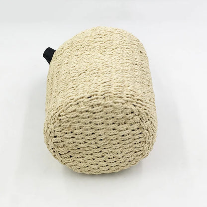Summer Aesthetics: Chic Straw Woven Bucket Bag
