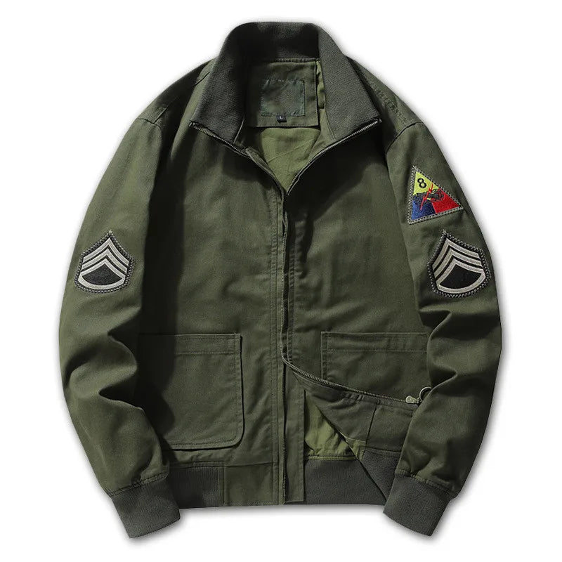 2023 Mens Military Bomber Jacket Autumn Winter 5xl Plus Size