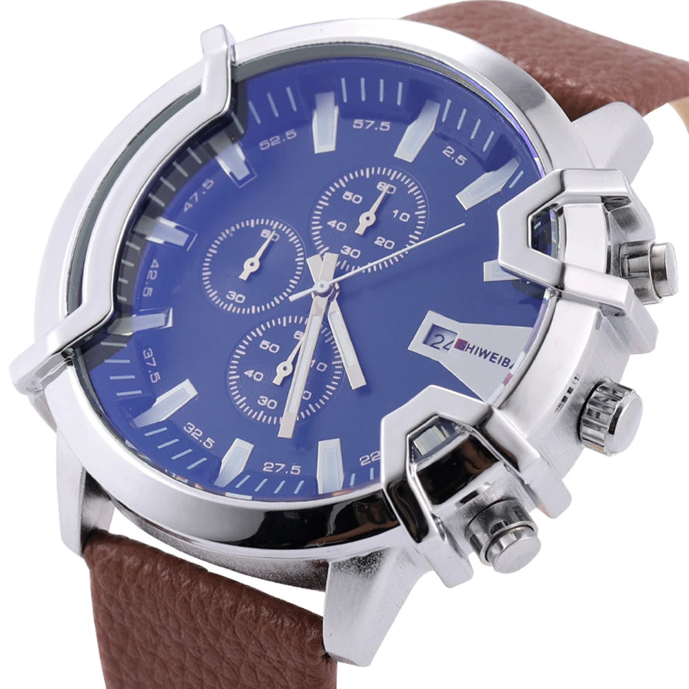 Mens Stainless Steel Waterproof Silver Analog Watches