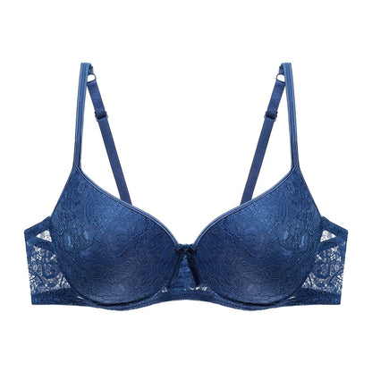 Push Up Deep Cup Bra Back Smoothing Lace Lingerie For Women Plus Size