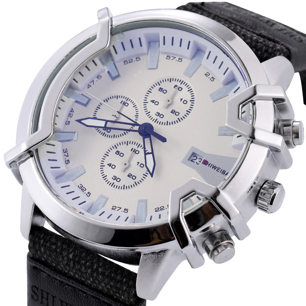 Mens Stainless Steel Waterproof Silver Analog Watches
