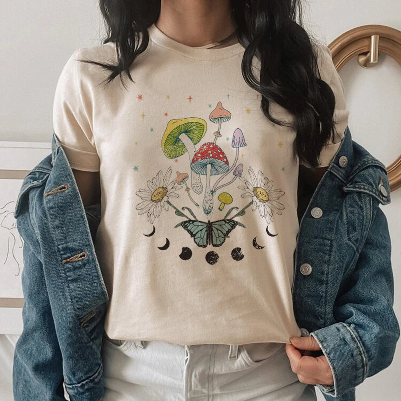 Be Nice Graphic Tee Womens Oversized Aesthetic T Shirt Inspirational Quote Harajuku Tumblr Grunge Top