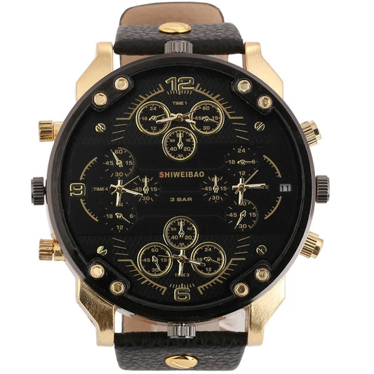 Mens Super Cool Black Quartz Watches