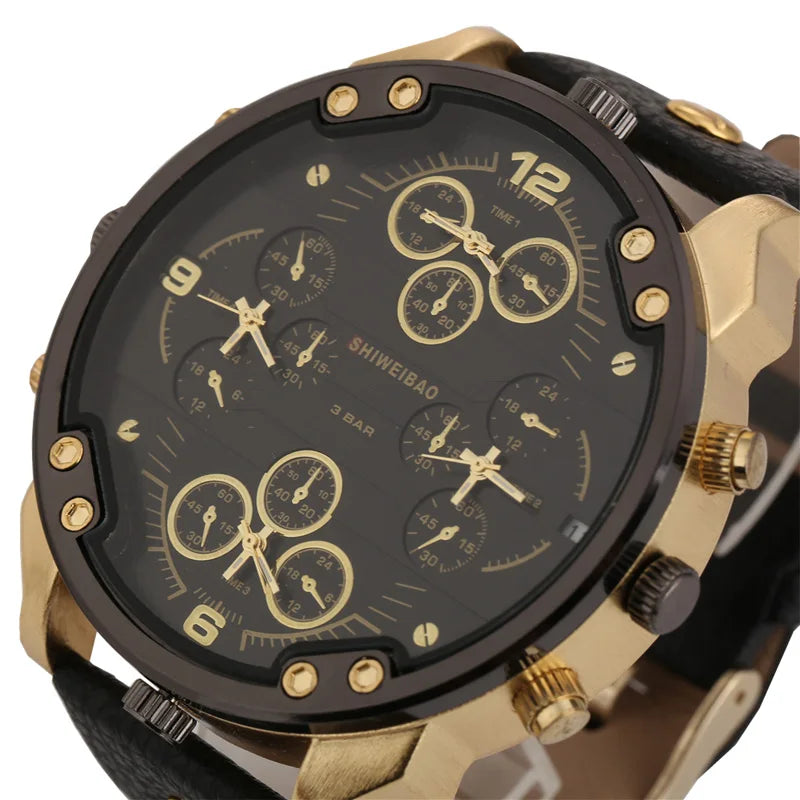 Mens Super Cool Black Quartz Watches