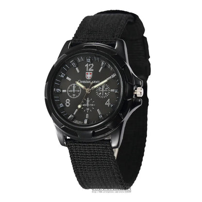 Mens Casual Green Analog Military Watches