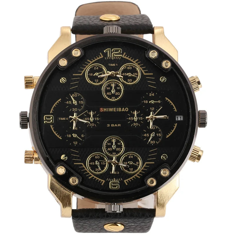 Mens Super Cool Black Quartz Watches