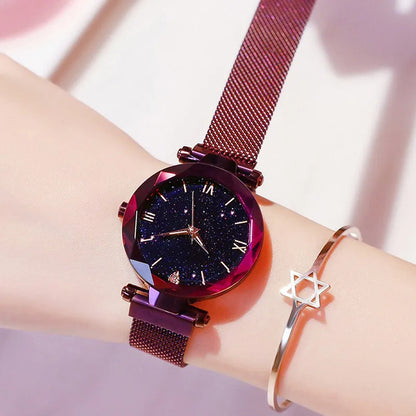 Womens Female Starry Luxury Watches