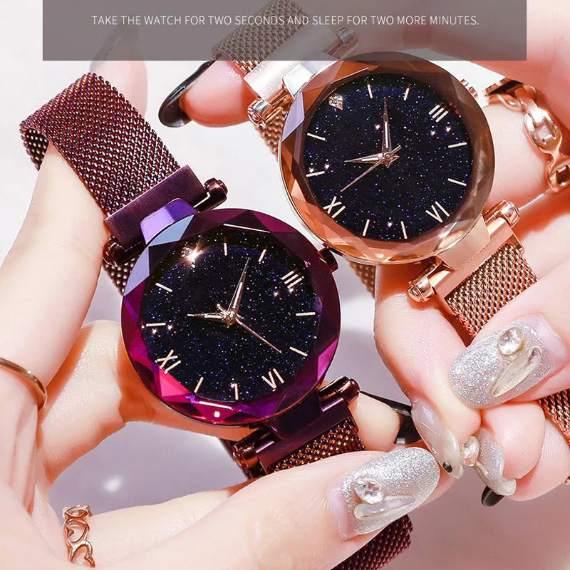 Womens Female Starry Luxury Watches